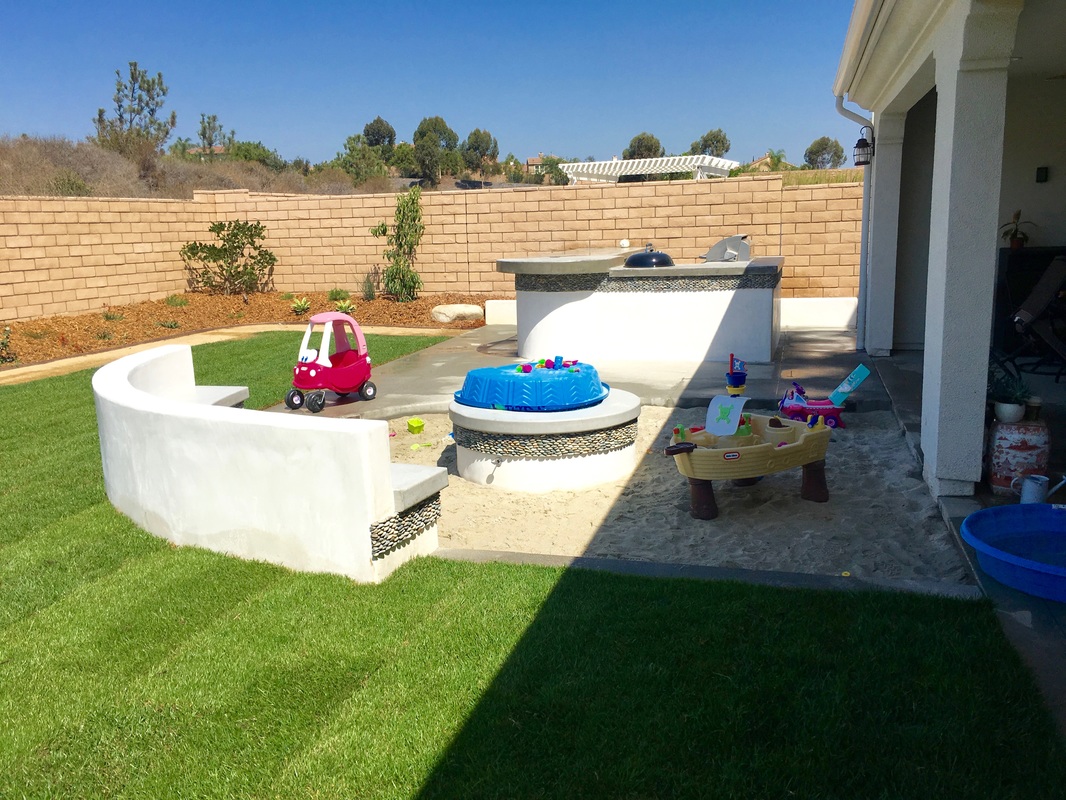 Custom outdoor kitchen and BBQ island installation in San Diego