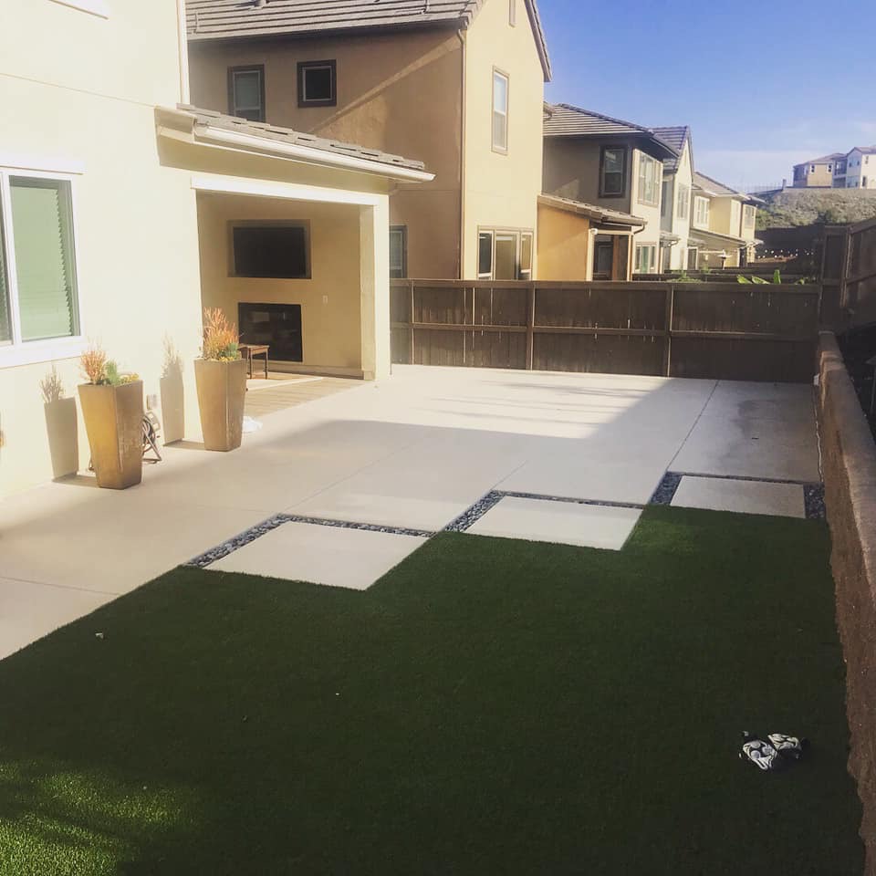 Commercial landscape design project in North County San Diego