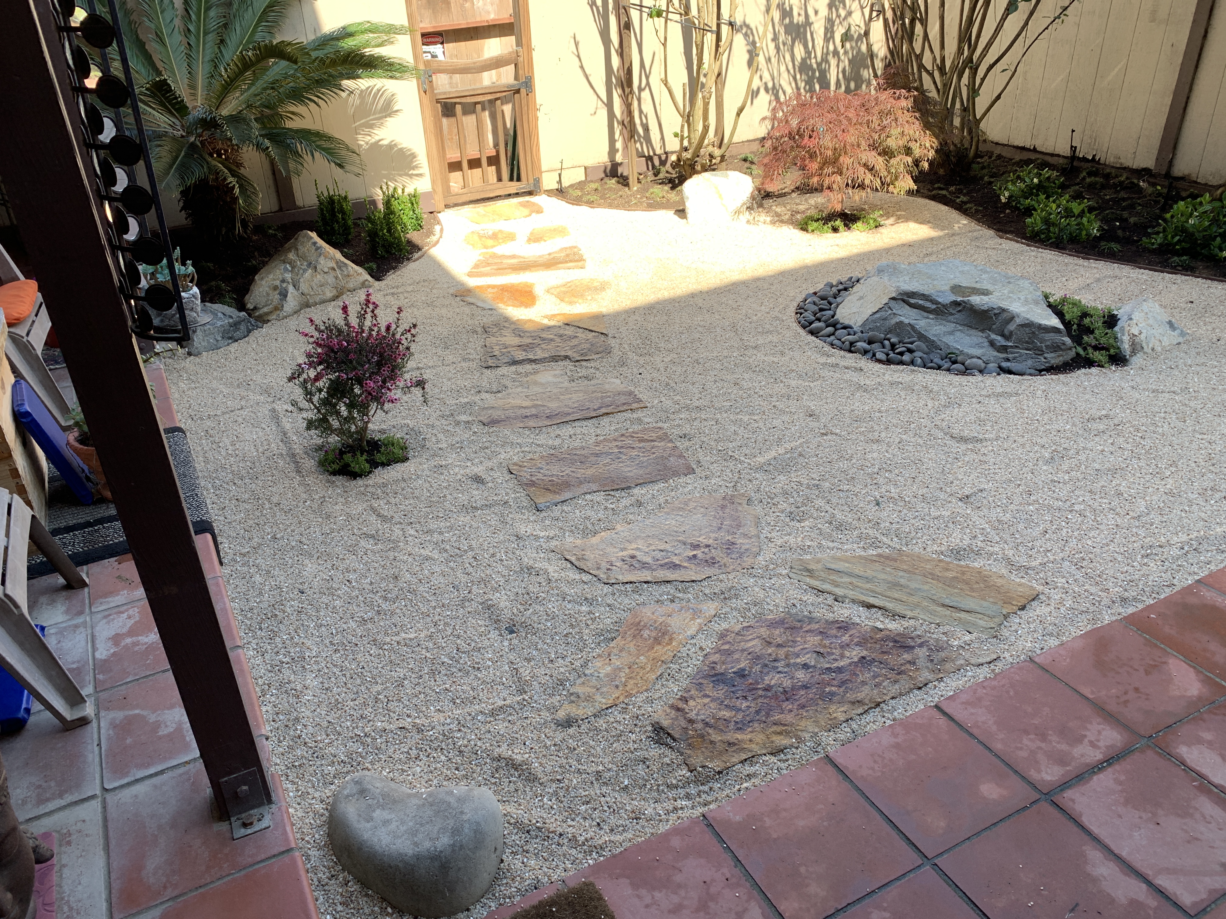 Before and after softscape planting transformation in San Diego