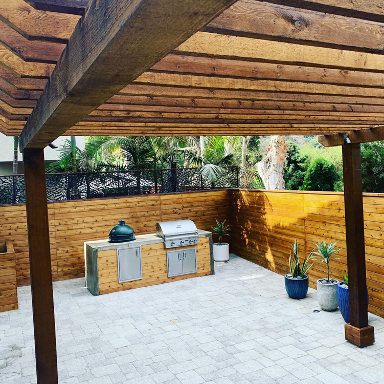 Featured landscape project with standout design elements